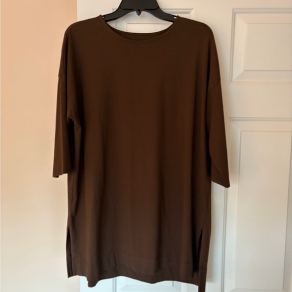 J. Jill Tops - J. Jill Luxe Supima Brown Tunic size Large